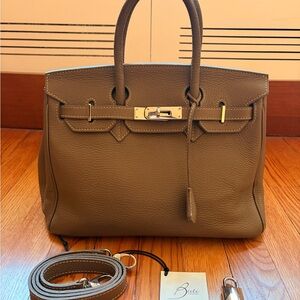 Teddy Blake Caty Bag Taupe 30cm
